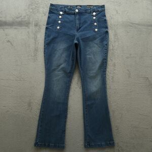 Zoe + Phoebe Jeans Women's Size 14 Blue High-Rise Slim Boot Denim 31" Inseam NWT